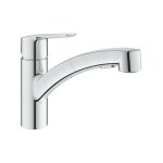 Quickfix start robinet de cuisine vier, douchette extractible, inverseur 2 jets, rotation 90, 30531001 ...