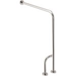 Quipement de salle de bain - support de main courante 80x85 cm, gauche, inox xh526 - sapho Quipement de salle de bain - support de main courante 80x85 cm, gauche, inox xh526 - sapho