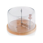 Rabot girolle � fromage en bois + cloche - kela line - 77080