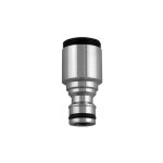 Raccord 2 en 1 + mousseur f22 m24 pour tuyau d'arrosage, regards international Raccord 2 en 1 + mousseur f22 m24 pour tuyau d'arrosage, regards international