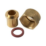 Raccord 2 pi�ces pour gaz butane / propane � souder, m�le x diam. 14 mm - gazinox