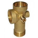 Raccord 5 voies laiton