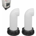 Raccord et autre accessoire pour cuve de r�cup�ration d'eau, 2 pcs buse de r�servoir d'eau valve, vanne ...