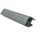 Raccord d'angle pour plinthes en pvc - angle 90 - hauteur 100 mm - finition alu synercia