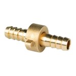 Raccord d'arrosage 3 pi�ces capvert laiton - filetage 15 x 21 mm - � 12 mm
