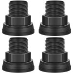 Raccord de bac � eau en pvc, noir, filetage m�le 3 / 4 pouce, 4 pi�ces ? adaptateur universel pour r�servoir ...
