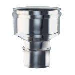 Raccord de chaudire (augmentation) mf  120 m - 130 f en acier inoxydable aisi 316l