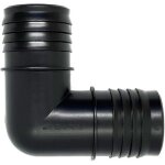 Raccord coud� cannel� - 50 mm - alien hydroponics