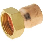 Somatherm for you - raccord cuivre droit  souder sur tube 28 - ecrou tournant 26 / 34 - sachet de 2 ...