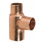 Raccord cuivre en t r�duit � souder - femelle - diam�tre 28 - 16 - 28 mm