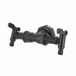 Raccord cuve eau s60x6 - 2 robinets avec nez (type gardena)