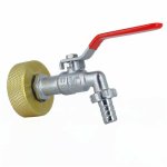 Raccord cuve eau s60x6 laiton - robinet laiton chrom 15 mm