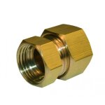 Manchon biconique laiton f 12 x 17 pour tube en cuivre - quick plomberie