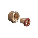 Raccord gaz butane propane 2 pices 20x150 femelle -  souder cuivre 12