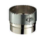 Poujoulat ? raccord flexible inox 80mm ? flexible polycombustible pour gaz, fioul, bois, charbon ? installatio ...