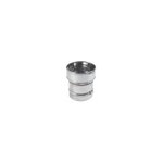 Ten - raccord inox poêle pour tubage flexible, diamètre 125x180 / 186 Ten - raccord inox poêle pour tubage flexible, diamètre 125x180 / 186