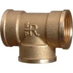 Raccord laiton en t � visser - f 3 / 8'