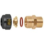 Raccord m�le � joint torique m�canique pour syst�mes solaires. diam�tre du tube �22 caleffi 254462 � ...