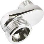 Raccord mural contre coud m15 / 21 - m20 / 27 25mm