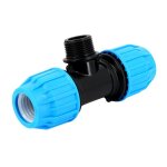 Raccord pe compression - t� 90� filet� pe compression �40 - 1''1 / 2