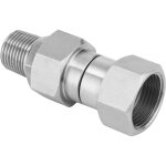 Raccord pivotant pour nettoyeur haute pression, filetage m�trique m22 14 mm, acier inoxydable, 4500 psi ...