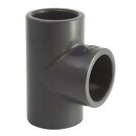 Té pvc pression piscine 90° diamètre 63 mm, 16 bars Té pvc pression piscine 90° diamètre 63 mm, 16 bars