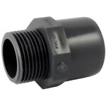 Raccord pvc pression - adaptateur pvc pression fm - m �32 / 40 - 3 / 4''