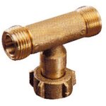 Raccord en t� pour le raccordement de 2 bouteilles de butane ou propane - dipra