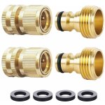 Raccord rapide pour tuyau d'arrosage raccord rapide pour tuyau d'eau raccord rapide en laiton ght ¾ de ... Raccord rapide pour tuyau d'arrosage raccord rapide pour tuyau d'eau raccord rapide en laiton ght ¾ de ...