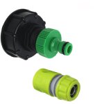 Raccord s60x6 avec nez de robinet raccord rapide 1', pour cuve ibc récupération d'eau de pluie 1000 litres(tét ... Raccord s60x6 avec nez de robinet raccord rapide 1', pour cuve ibc récupération d'eau de pluie 1000 litres(tét ...