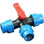Raccord en t pour tuyau d'arrosage � 3 voies - pour le jardinage, l'irrigation agricole, 40 mm