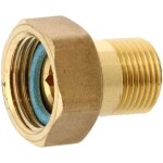 Raccord union � joint plat pour vannes flowmatic femelle 3 / 4' - m�le 1 / 2' thermador