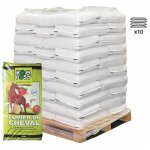 Amendement organique fumier de cheval composté 10 sacs de 20 kg Amendement organique fumier de cheval composté 10 sacs de 20 kg