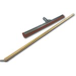 Kibros - raclot balai raclette extracteur d'eau pour sol - quantit� x 1 - 75 cm rouge - avec manche