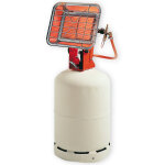 Radiant gaz propane splus solo p 821 srx portable 2800 � 4600w avec tuyau orange et d�tendeur r�glable ...