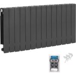 Fluidheat - radiateur aluminium h. 57 x 112 cm adr 500 1526 w