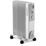 Radiateur bain d huile 2000w - 9 �lements, 3 niveaux de chauffe - warm tech