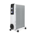 Radiateur � bain d'huile 2500w chauffage �lectrique 11 �l�ments orbegozo rf2500. thermostat r�glable