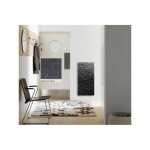 Radiateur chauffage central h2o dk11 vertical natura noir 850w - valderoma 18085011