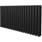 Radiateur � colonne ovale 600mm x 1200mm, chauffage moderne horizontal � tube ovale en acier au carbone ...