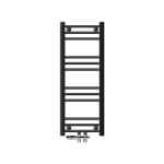 Radiateur design sahara non electrique - 300 x 800 mm - anthracite - connexion central - avec kit de ...