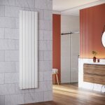 Radiateur eau chaude en acier conception murale vertical radiateur chauffage central 1800x465mm panneau ...