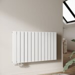 Sonni - radiateur eau chaude en acier conception murale vertical radiateur chauffage central 630x1004mm ...