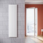 Sonni - radiateur eau chaude en acier conception murale vertical tube plat radiateur chauffage central ...