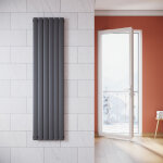 Radiateur eau chaude en acier conception murale vertical tube plat radiateur chauffage central 1800x465mm ...
