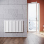 Radiateur eau chaude en acier conception murale vertical tube plat radiateur chauffage central 630x1004mm ...