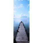 Radiateur �lectrique allure ponton nordique 45x120 cm