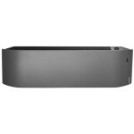 Radiateur �lectrique atlantic divali plinthe 1000w pilotage intelligent connect� lumineux gris - 507632 ...