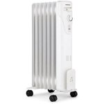 Radiateur lectrique bain d'huile 1500w oceanic - 3 puissances - 7 lments - blanc - mobile