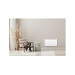 Radiateur électrique fixe a inertie seche céramique 1500w oceanic rubis - design galbé - blanc - nf Radiateur électrique fixe a inertie seche céramique 1500w oceanic rubis - design galbé - blanc - nf